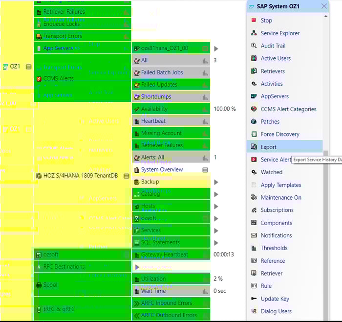 IT-Conductor Exporting the Service History Data