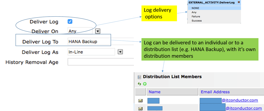IT-Conductor SAP Basis Automation HANA Backup Create SQL Job - Activity 2