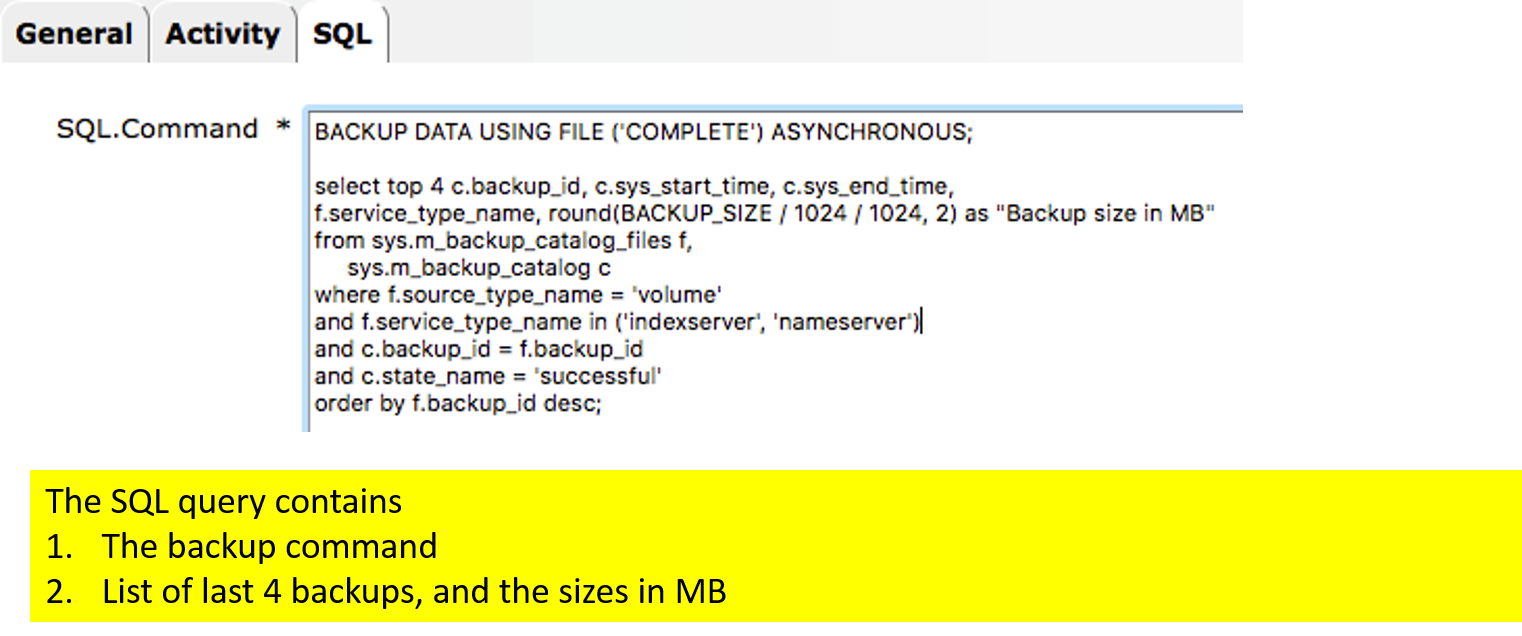 SAP Basis Automation of HANA Backup and Cleanup