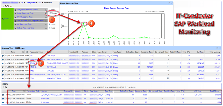 SAP Basis Monitoring for Workload Performance