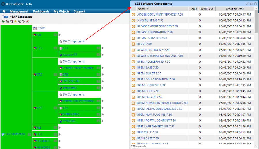 SAP Landscape Discovery in IT-Conductor