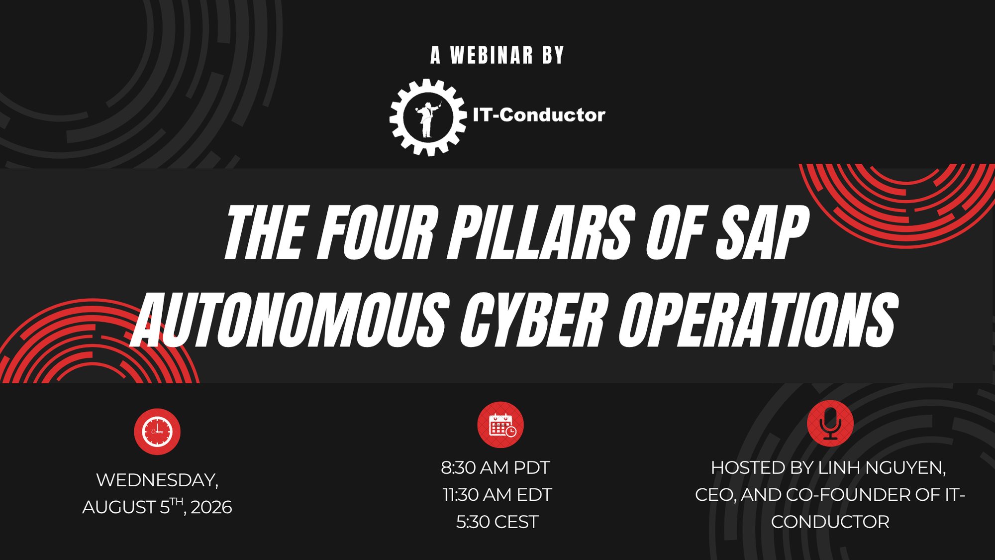 The Four Pillars of SAP Autonomous Cyber Operations banner The Four Pillars of SAP Autonomous Cyber Operations banner