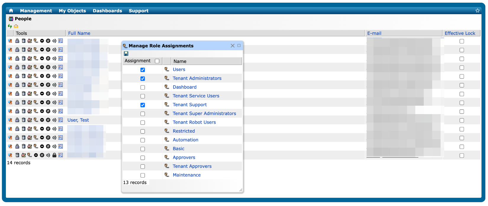 Server Monitoring - User Administration