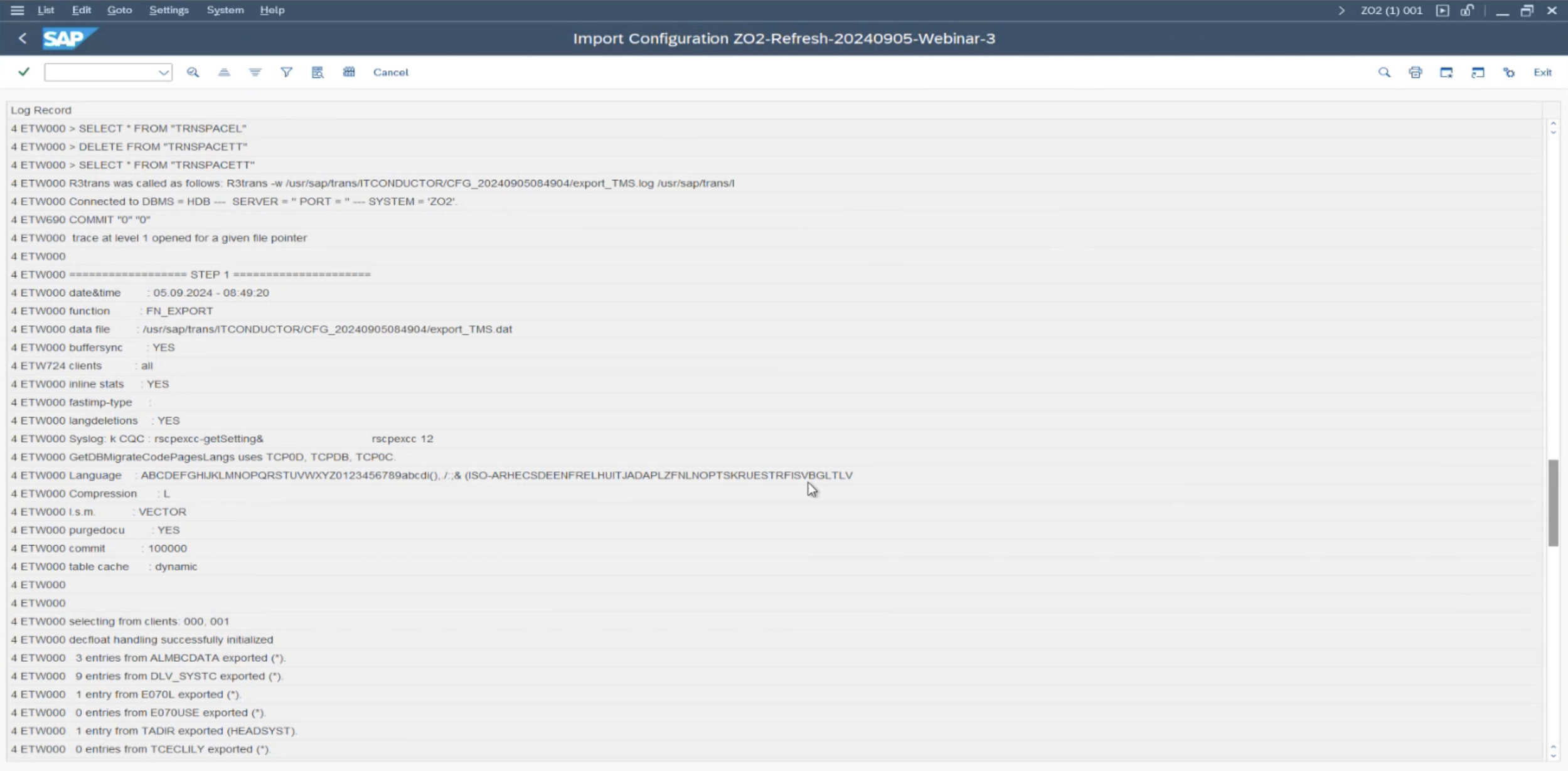 IT-Conductor FLUX: Export Configuration Logs