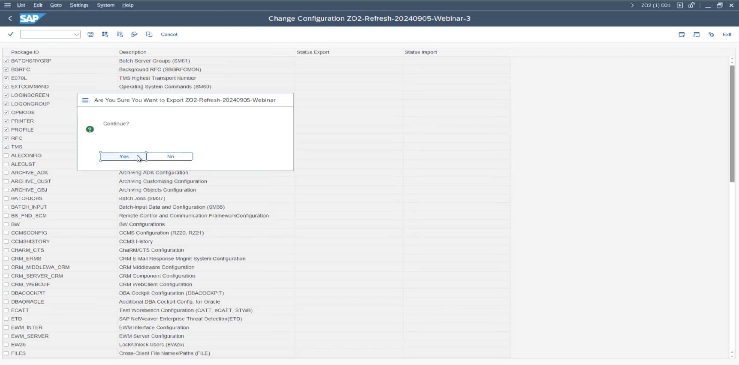 IT-Conductor FLUX: Exporting Configurations