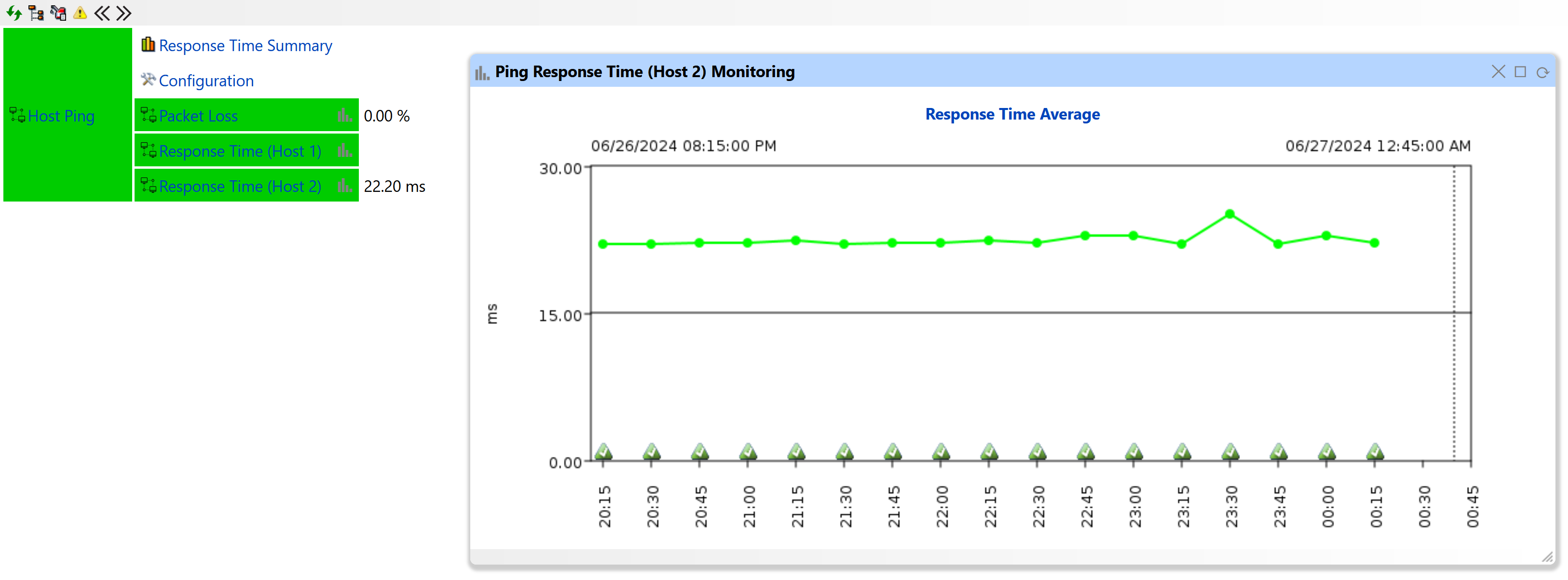 Remote Host Ping Monitoring