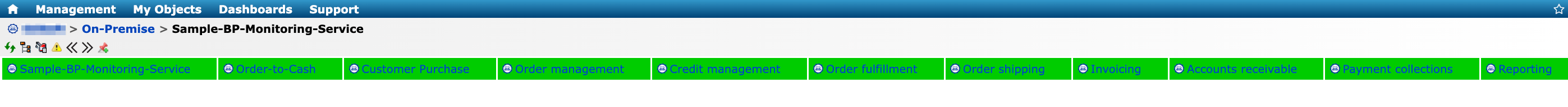 Business Process Monitoring Service in IT-Conductor