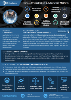 IT-Conductor Service Orchestration and Automation Platform