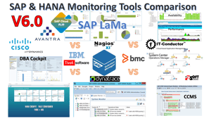 SAP & HANA Monitoring Tools Comparison Matrix