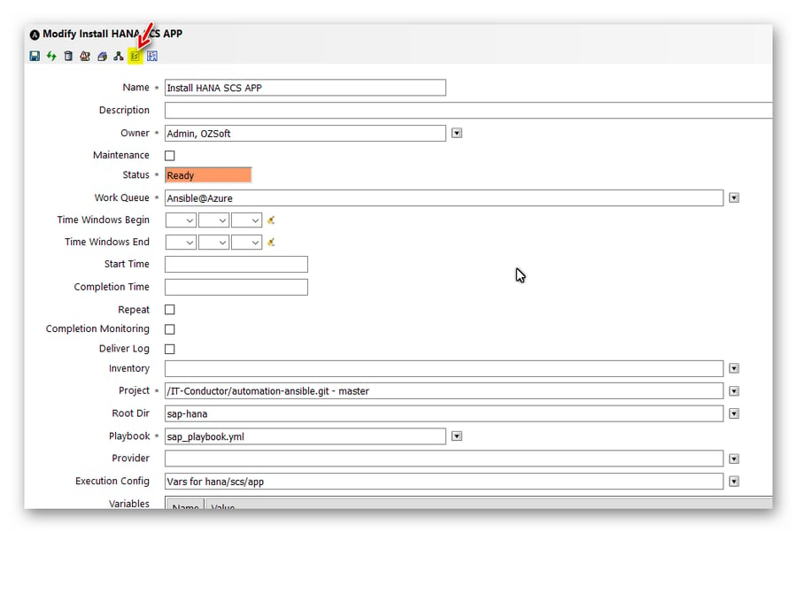 view individual ansible task