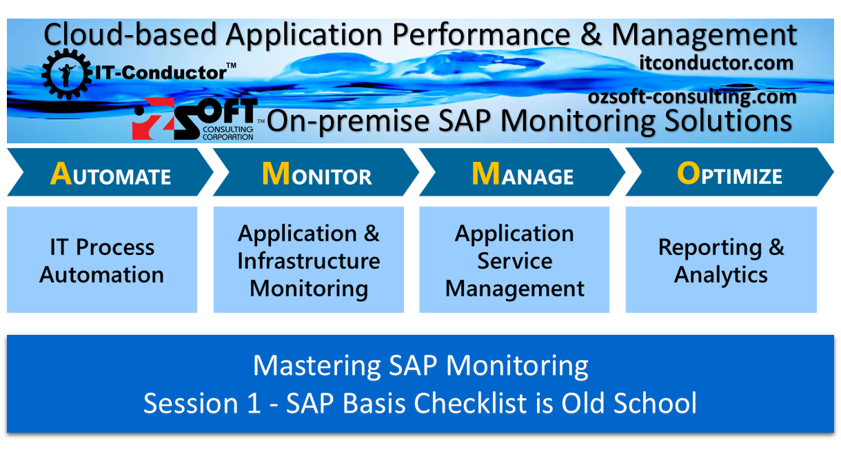 SAP Basis Checklist is Old School Webinar