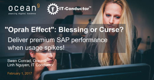 Premium SAP performance when usage spikes! Webinar