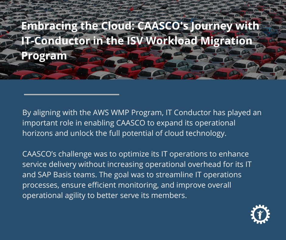 CAASCO's Journey with IT-Conductor in the ISV WMP Program