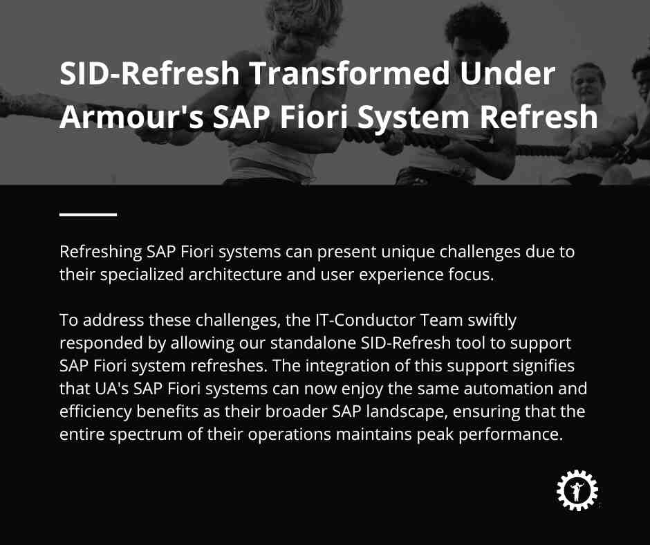 SID-Refresh Transformed Under Armour's SAP Fiori System Refresh